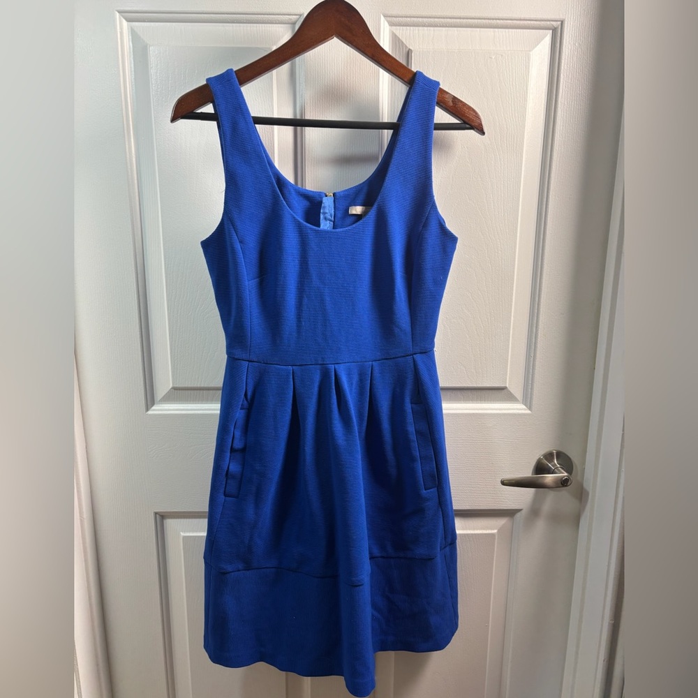 Banana Republic Royal Blue Backless Dress